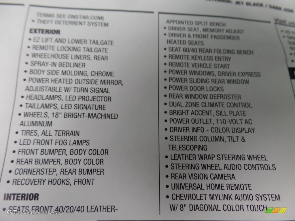 2018 Silverado 1500 LTZ Crew Cab 4x4 - Centennial Blue Metallic / Jet Black photo #50