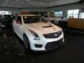 Crystal White Tricoat 2018 Cadillac ATS V Coupe