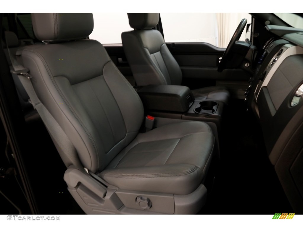 2014 F150 XLT SuperCrew 4x4 - Green Gem / Steel Grey photo #13