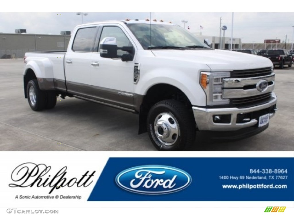 2018 F350 Super Duty King Ranch Crew Cab 4x4 - Oxford White / King Ranch Java photo #1