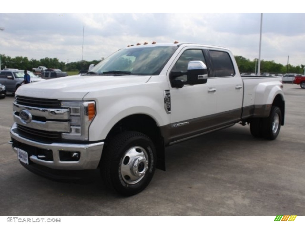 2018 F350 Super Duty King Ranch Crew Cab 4x4 - Oxford White / King Ranch Java photo #3