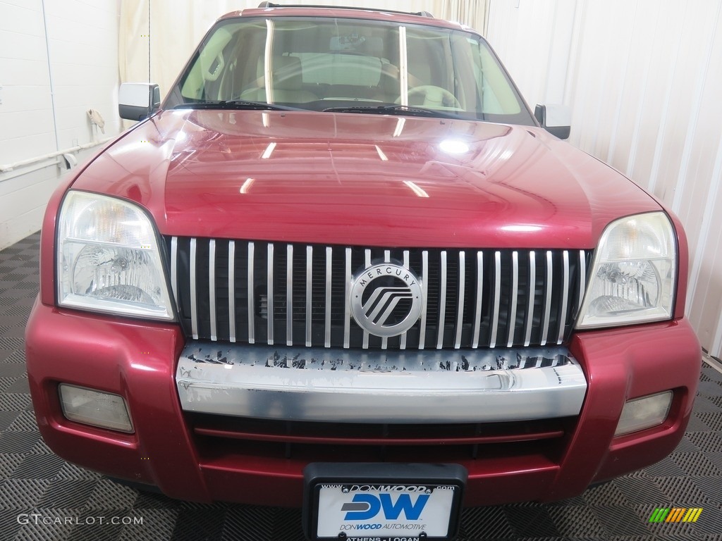 2006 Mountaineer Premier AWD - Vivid Red Metallic / Charcoal Black photo #4
