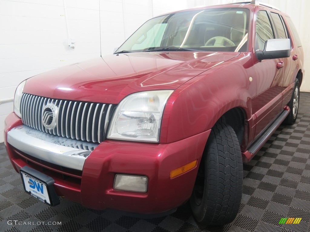2006 Mountaineer Premier AWD - Vivid Red Metallic / Charcoal Black photo #5