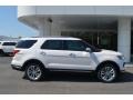 2018 White Platinum Ford Explorer Limited 4WD  photo #2