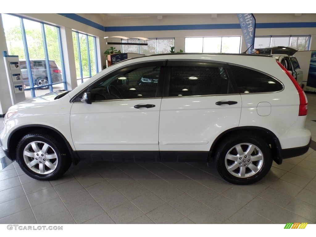 2009 CR-V EX 4WD - Taffeta White / Gray photo #2