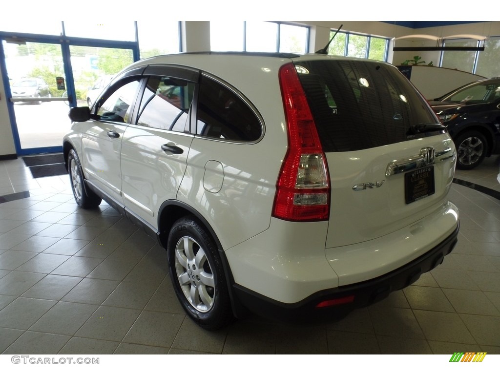 2009 CR-V EX 4WD - Taffeta White / Gray photo #3