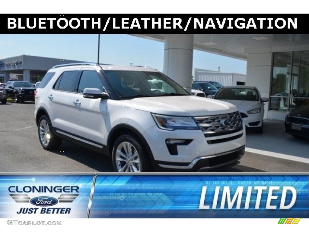 White Platinum Ford Explorer