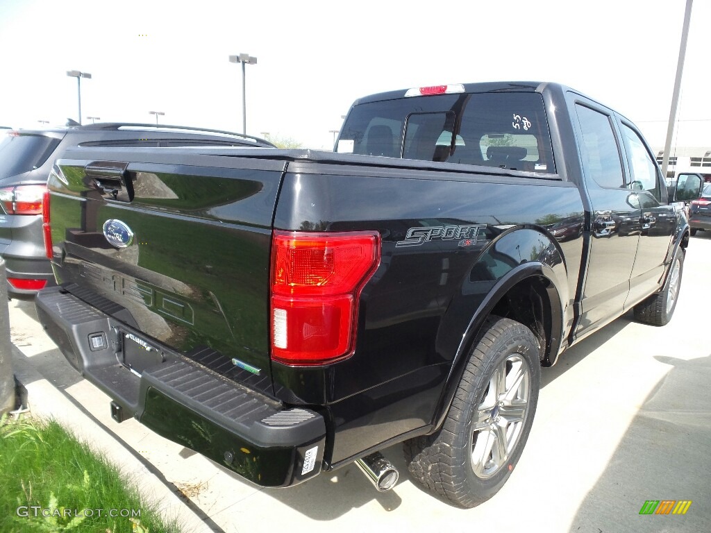 2018 F150 XLT SuperCrew 4x4 - Shadow Black / Black photo #3