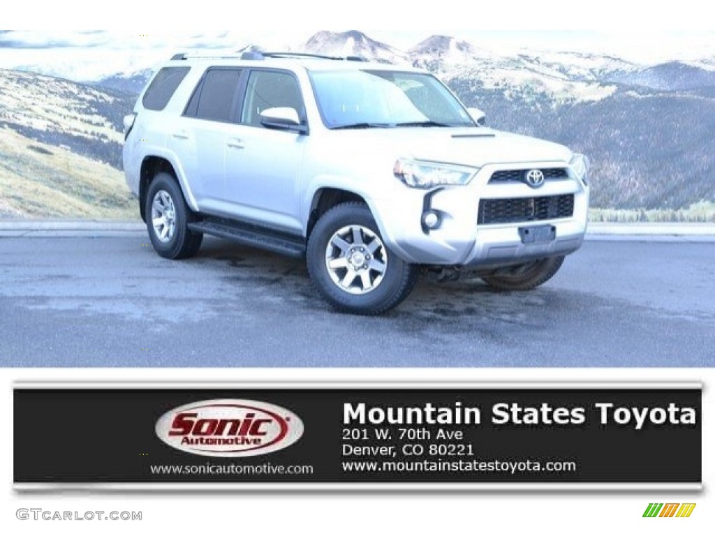 2015 4Runner Trail 4x4 - Classic Silver Metallic / Black photo #1