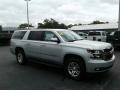 2018 Silver Ice Metallic Chevrolet Suburban LT  photo #7