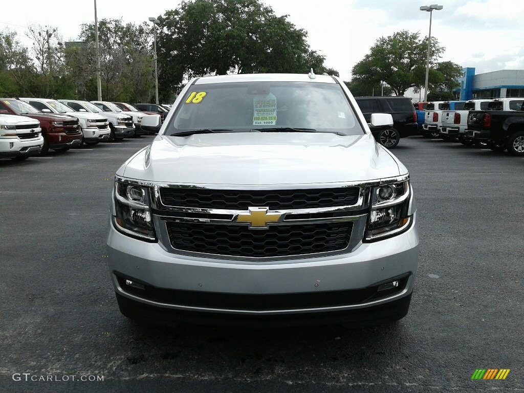 2018 Suburban LT - Silver Ice Metallic / Cocoa/­Dune photo #8