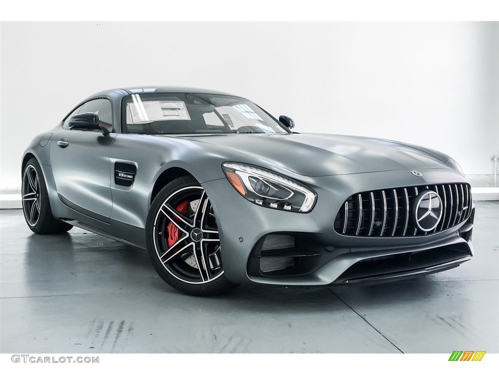 designo Selenite Grey Magno (Matte) 2018 Mercedes-Benz AMG GT C Coupe Exterior Photo #127204230