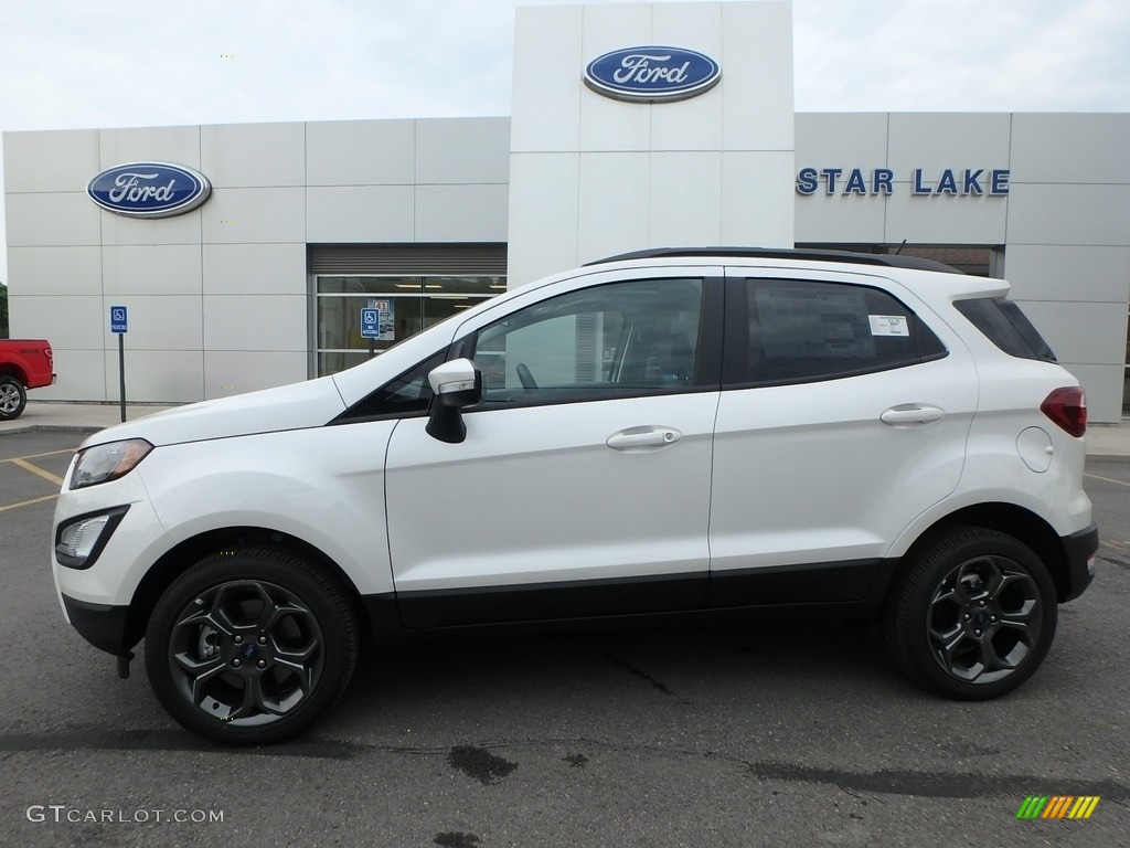 2018 EcoSport SES 4WD - Diamond White / Ebony Black/Copper photo #1