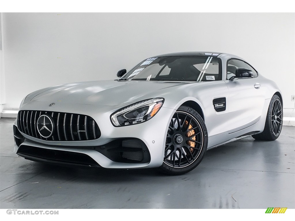 designo Iridium Silver Magno (Matte) 2018 Mercedes-Benz AMG GT C Coupe Exterior Photo #127205166