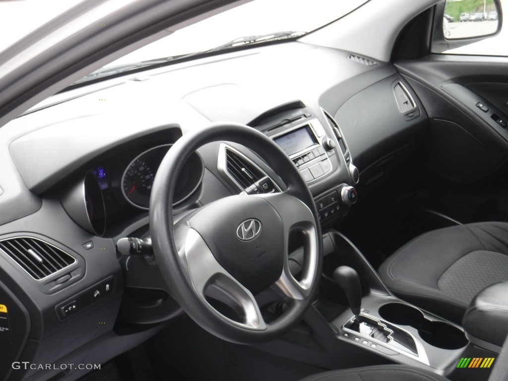 2012 Tucson GL - Diamond Silver / Black photo #10