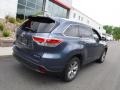 2015 Shoreline Blue Pearl Toyota Highlander XLE AWD  photo #8