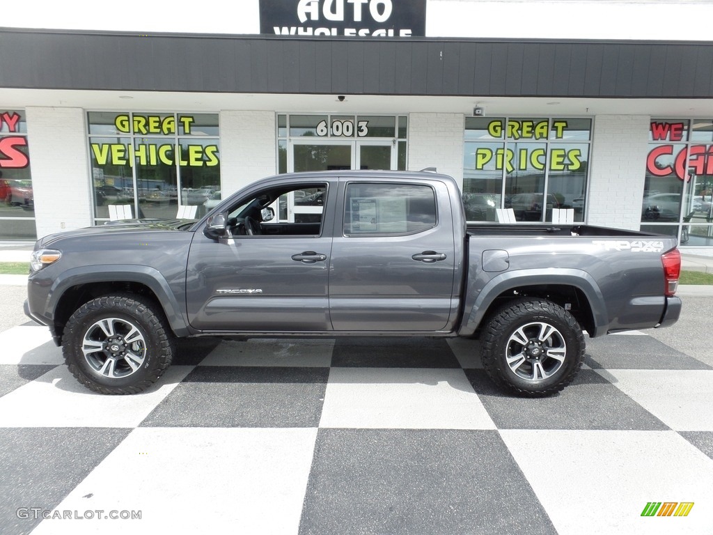 2017 Tacoma TRD Sport Double Cab 4x4 - Magnetic Gray Metallic / TRD Graphite photo #1