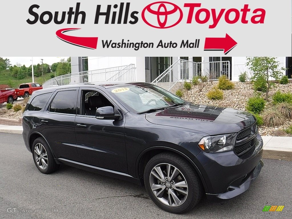 2013 Durango R/T AWD - Maximum Steel Metallic / Black photo #1