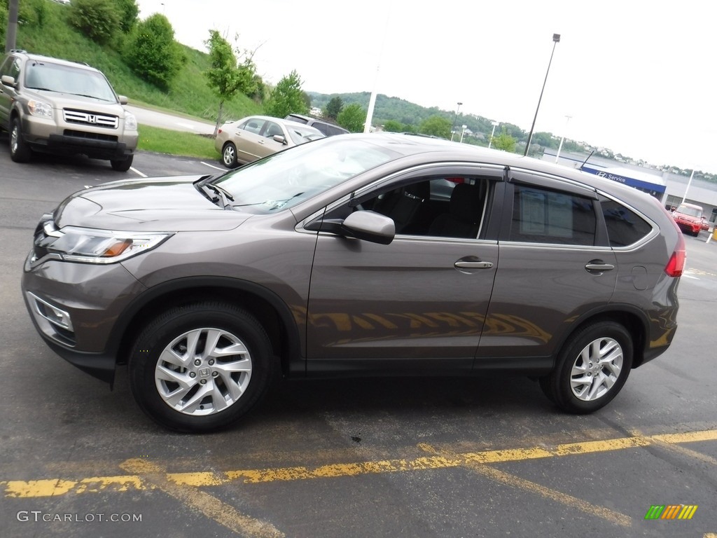 2016 CR-V EX AWD - Urban Titanium Metallic / Black photo #7