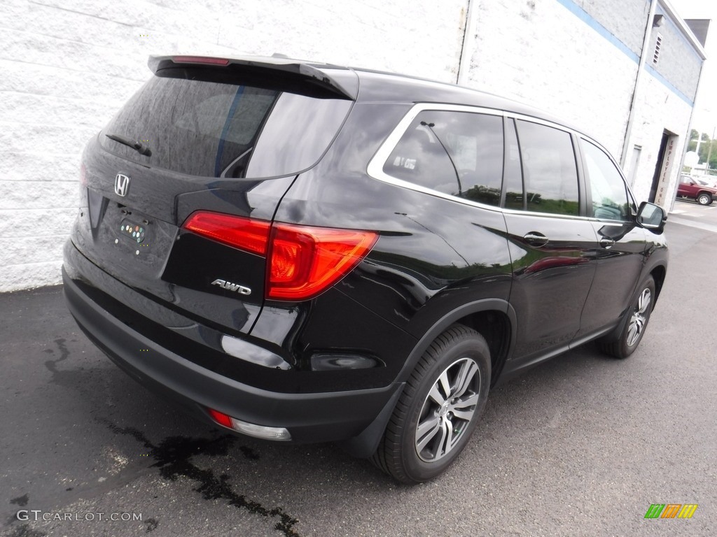 2016 Pilot EX AWD - Crystal Black Pearl / Gray photo #8