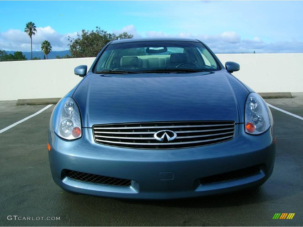 2005 G 35 Coupe - Lakeshore Slate Blue / Wheat photo #4