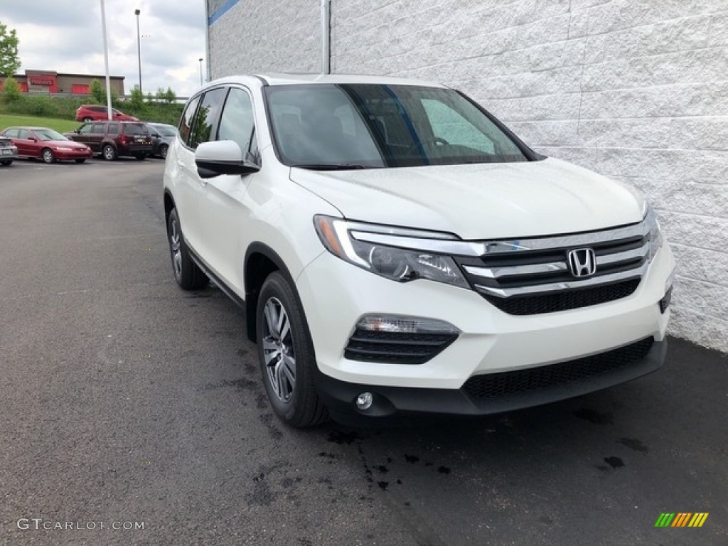 2018 Pilot EX-L AWD - White Diamond Pearl / Black photo #1