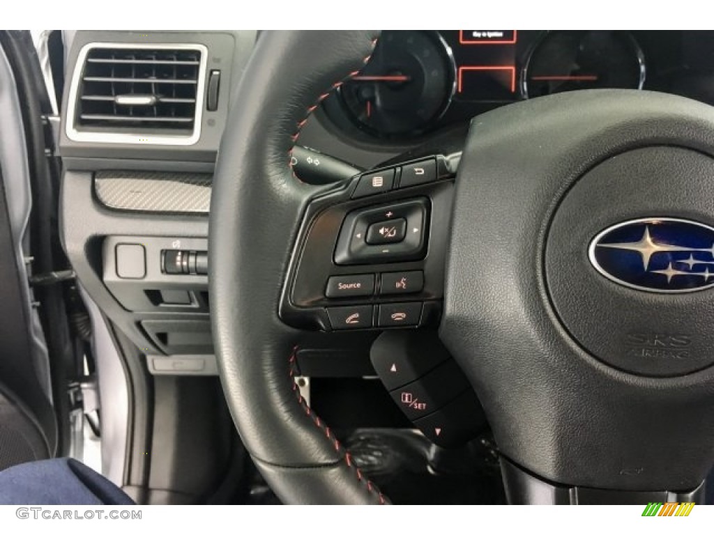 2018 Subaru WRX Standard WRX Model Carbon Black Steering Wheel Photo #127219428