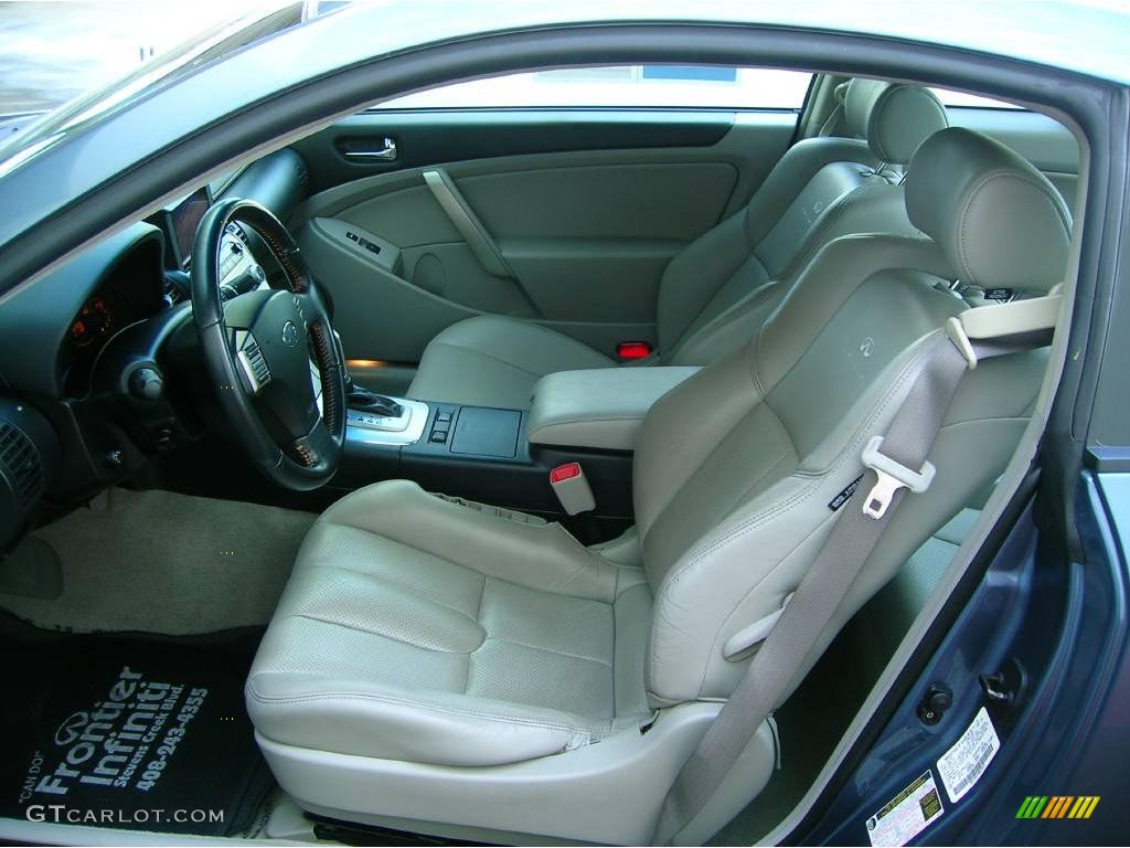 2005 G 35 Coupe - Lakeshore Slate Blue / Wheat photo #13