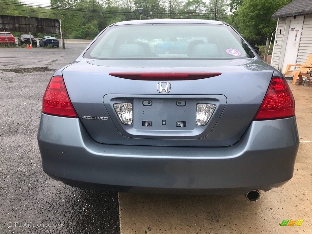 2007 Accord SE Sedan - Cool Blue Metallic / Gray photo #6