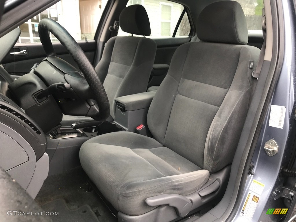 2007 Accord SE Sedan - Cool Blue Metallic / Gray photo #16