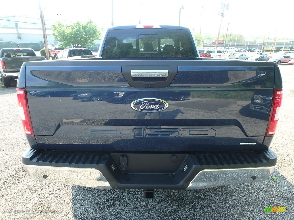 2018 F150 XLT SuperCab 4x4 - Blue Jeans / Earth Gray photo #4