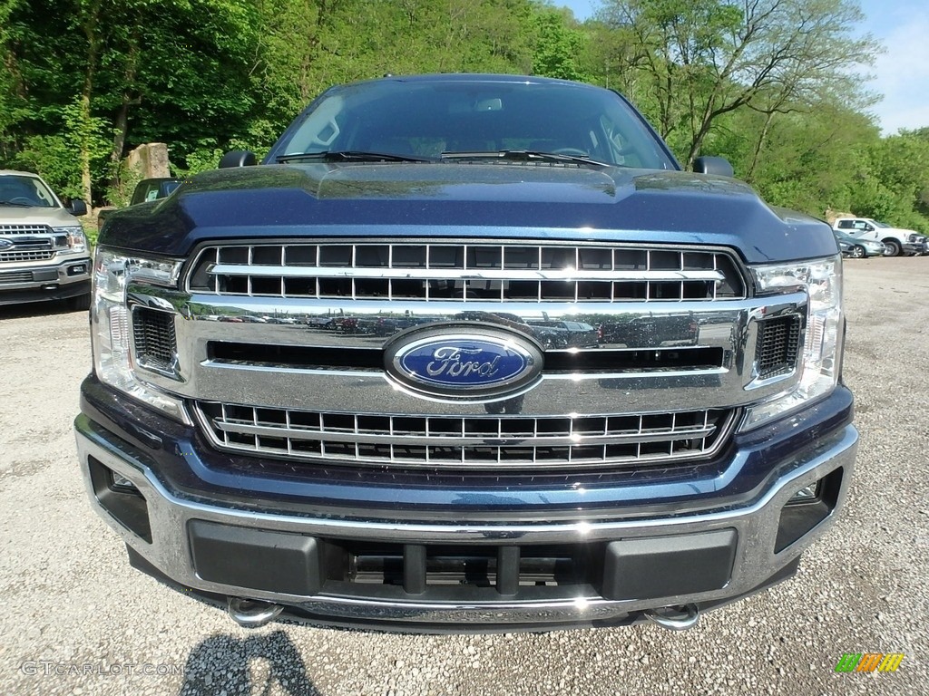 2018 F150 XLT SuperCab 4x4 - Blue Jeans / Earth Gray photo #8