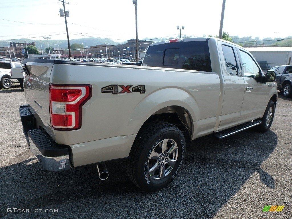 2018 F150 XLT SuperCab 4x4 - White Gold / Light Camel photo #3