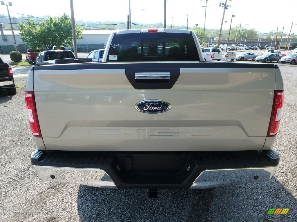 2018 F150 XLT SuperCab 4x4 - White Gold / Light Camel photo #4