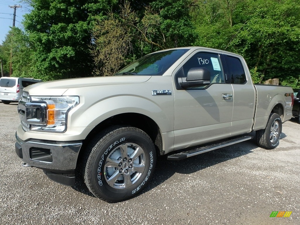 White Gold 2018 Ford F150 XLT SuperCab 4x4 Exterior Photo #127221810