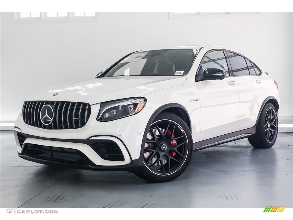 designo Diamond White Metallic 2018 Mercedes-Benz GLC AMG 63 S 4Matic Coupe Exterior Photo #127223666