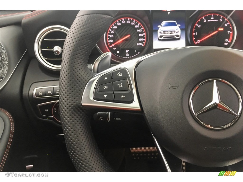 2018 Mercedes-Benz GLC AMG 63 S 4Matic Coupe Red Pepper/Black Steering Wheel Photo #127223760