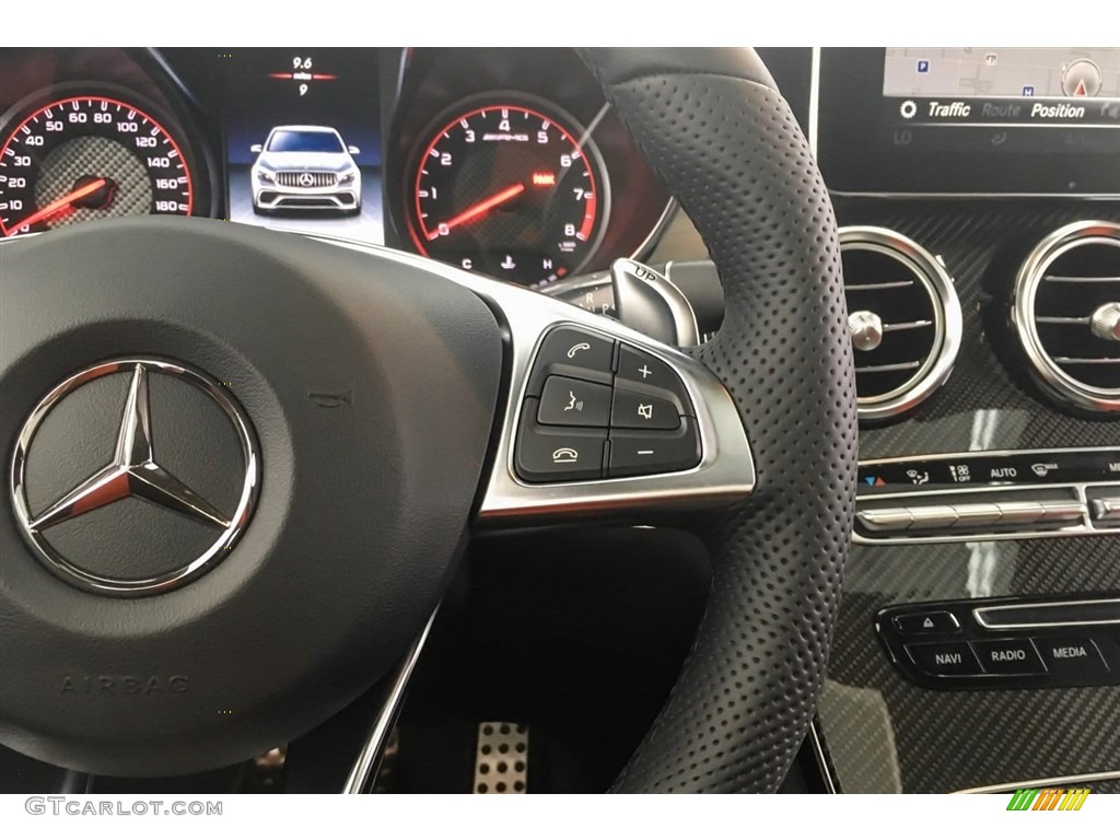 2018 Mercedes-Benz GLC AMG 63 S 4Matic Coupe Red Pepper/Black Steering Wheel Photo #127223781