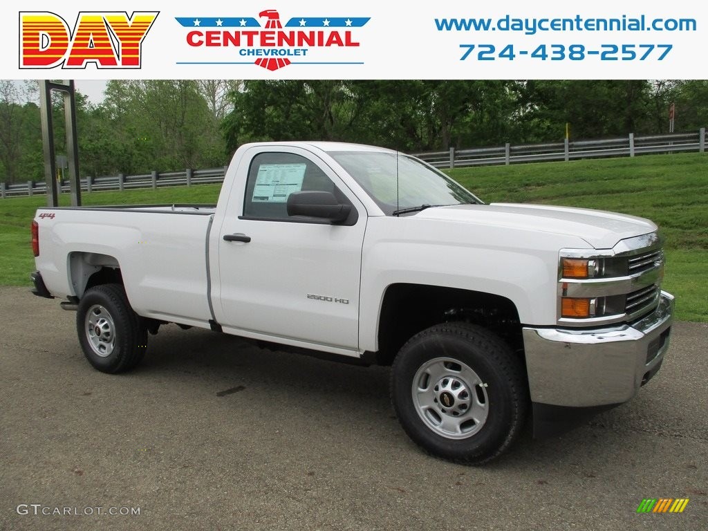 2018 Summit White Chevrolet Silverado 2500hd Work Truck Regular Cab 4x4 127202120 Photo 14 5742