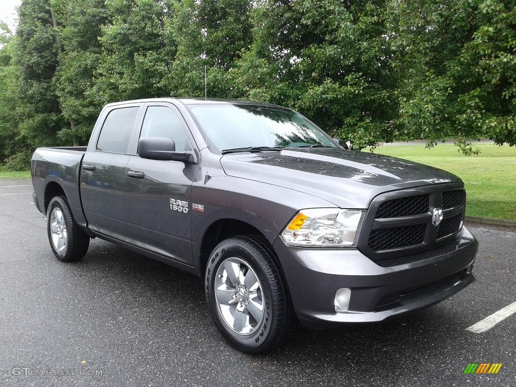 2018 1500 Express Crew Cab - Granite Crystal Metallic / Black/Diesel Gray photo #4