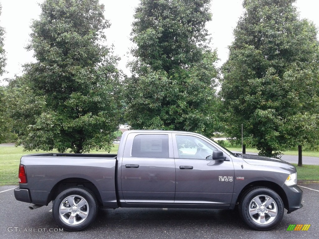 2018 1500 Express Crew Cab - Granite Crystal Metallic / Black/Diesel Gray photo #5