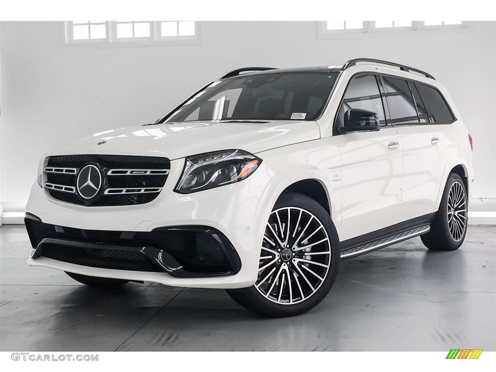 designo Diamond White Metallic 2018 Mercedes-Benz GLS 63 AMG 4Matic Exterior Photo #127226037