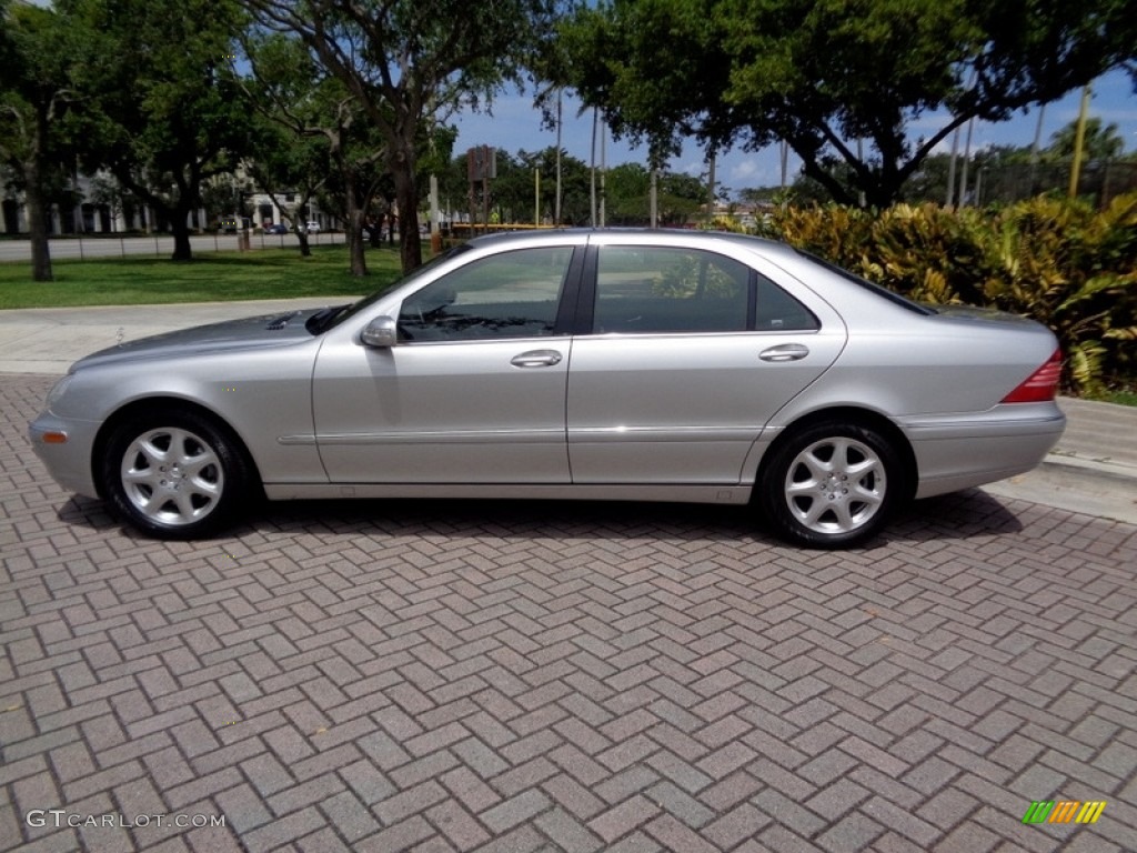 2004 S 500 4Matic Sedan - Brilliant Silver Metallic / Charcoal photo #3