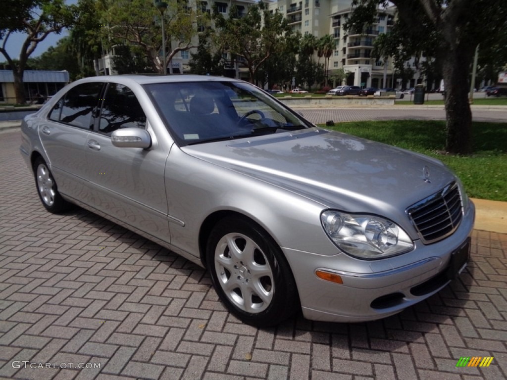 2004 S 500 4Matic Sedan - Brilliant Silver Metallic / Charcoal photo #13