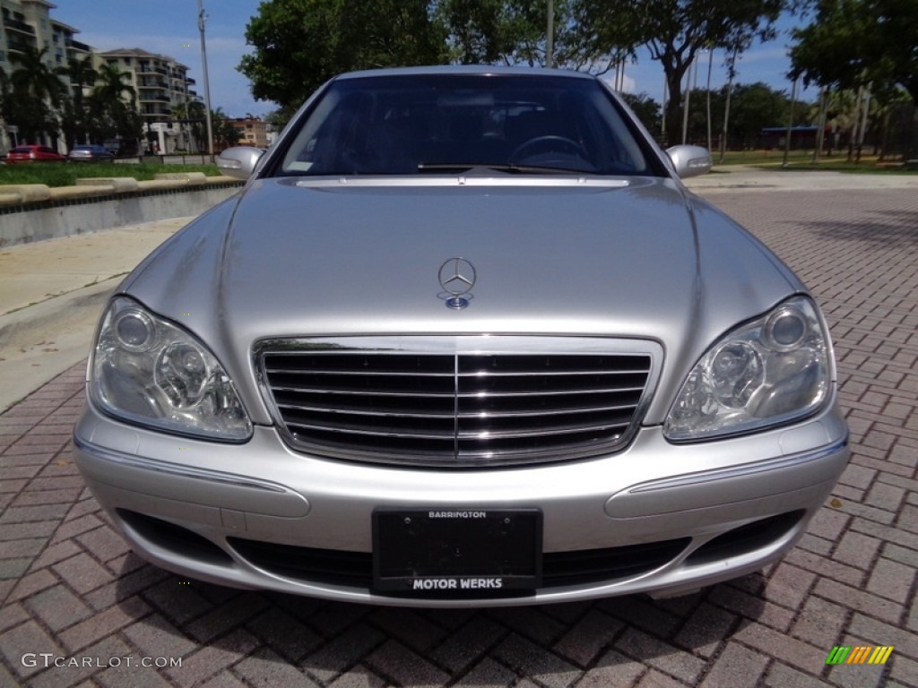 2004 S 500 4Matic Sedan - Brilliant Silver Metallic / Charcoal photo #15