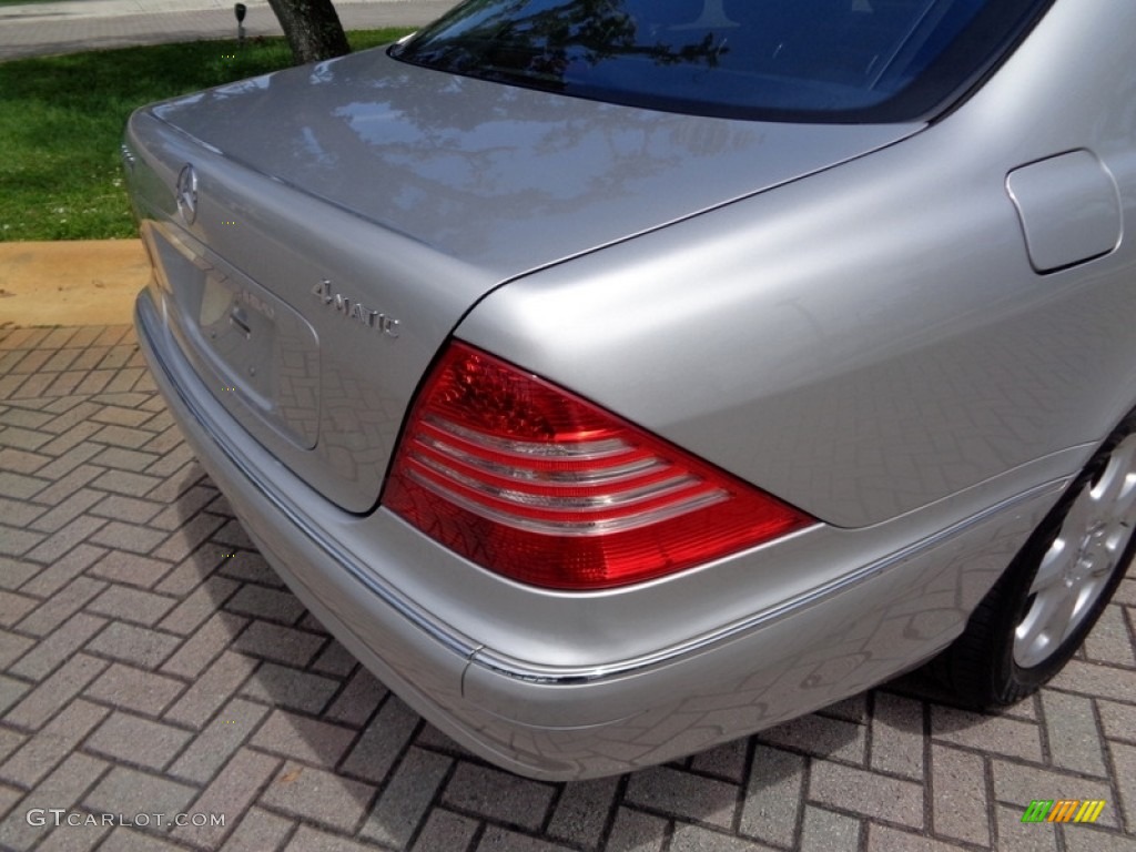 2004 S 500 4Matic Sedan - Brilliant Silver Metallic / Charcoal photo #17