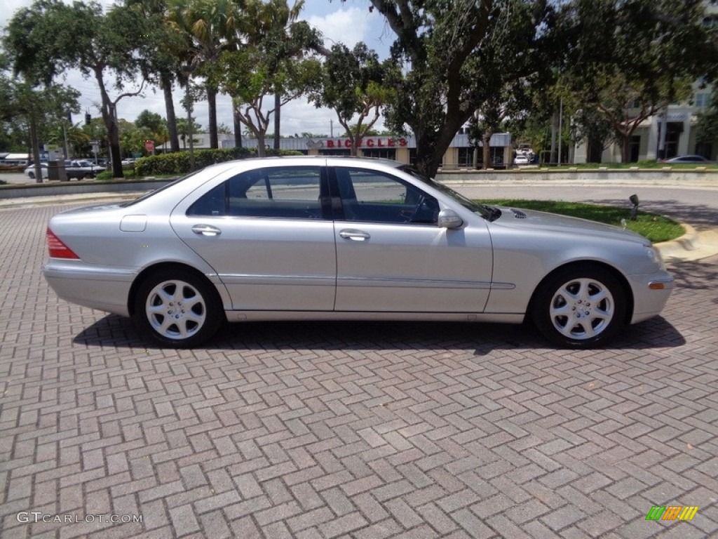 2004 S 500 4Matic Sedan - Brilliant Silver Metallic / Charcoal photo #30