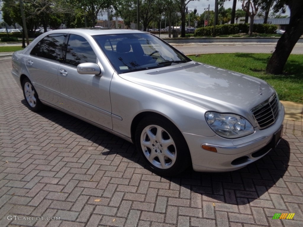 2004 S 500 4Matic Sedan - Brilliant Silver Metallic / Charcoal photo #52
