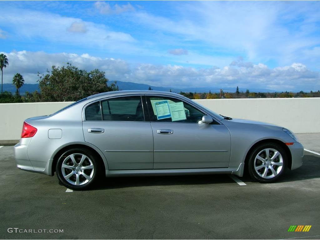 2005 G 35 Sedan - Brilliant Silver Metallic / Stone photo #6