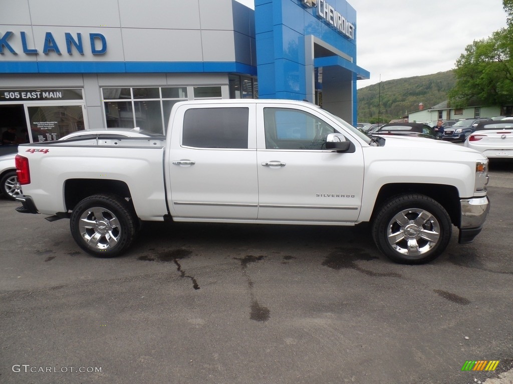 2018 Silverado 1500 LTZ Crew Cab 4x4 - Iridescent Pearl Tricoat / Cocoa Dune photo #4